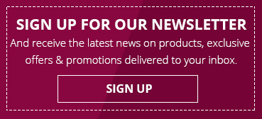 And receive the latest news on products, exclusive offers & promotions delivered to your inbox.